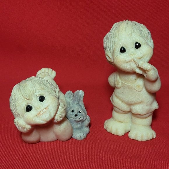 VTG Quarry Kids Rita & Roger Daydreamin &  Willy Be Mine Second Nature Designs 2 - Picture 1 of 13